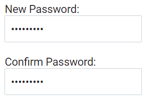 3. Enter New Password