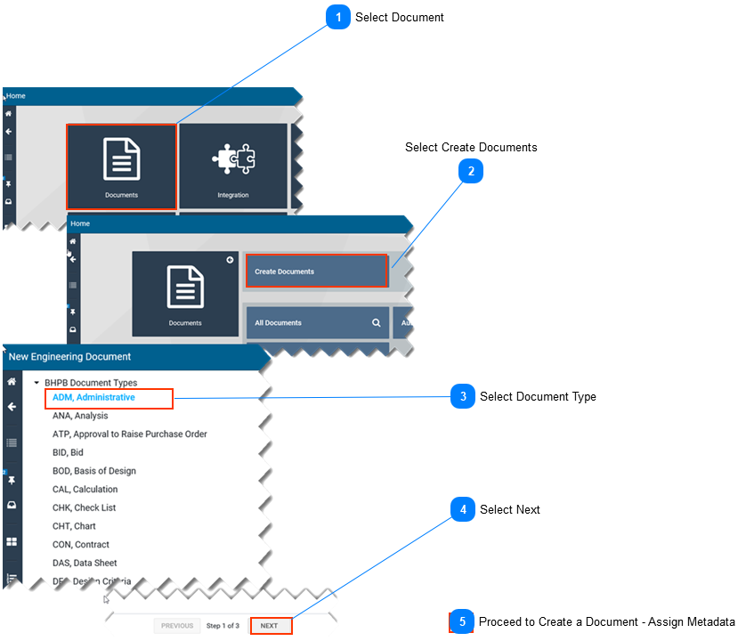 Create a Document  - Assign Doc. Type