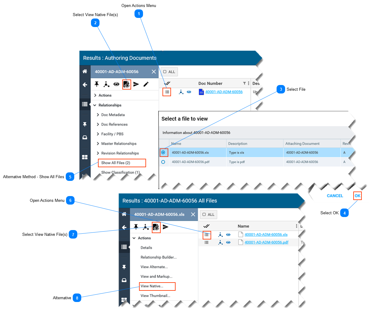 View File in Native format